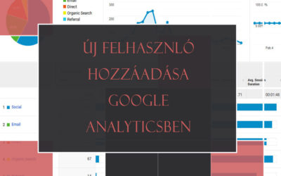 Új felhasználó hozzáadása Google Analyticsben